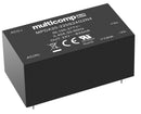 MULTICOMP PRO MPDA20-220S24G2N4 AC/DC PCB Mount Power Supply (PSU), ITE, Industrial & Household, 1 Output, 20 W, 24 V, 833 mA