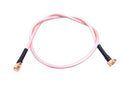 MUELLER ELECTRIC BU-4150069012 RF / Coaxial Cable Assembly, 12 ", 304.8 mm, RG316, MMCX Right Angle Plug, MMCX Right Angle Plug