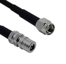 SIRETTA ASMQM2000C058L11 RF / Coaxial Cable Assembly, Low Loss, 6GHz Frequency, 65.6 ft, 20 m, SLL200, QMA-Male, SMA RP Plug
