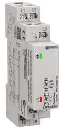 BROYCE CONTROL 99-4007 Phase Monitoring Relay, LXPRC/S/RD Series, SPDT, 8 A, DIN Rail, Screw, 250 VAC