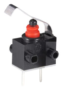 ZF WG1E-B2B1 Microswitch, Subminiature, Simulated Roller Lever, SPST-NO, PC Pin, 100 mA, 12 V