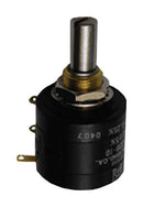 ETI SYSTEMS MW22B-5-1K Rotary Potentiometer, 1 kohm, 5 Turns, Linear, 1 W, ± 5%, MW22B Series