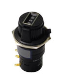 ETI SYSTEMS DC22-10-10K Digital Display Potentiometer, 10 kohm, 2W, ± 5%, DC22 Series, Knurled Knob