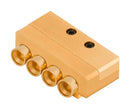 AMPHENOL SV MICROWAVE 9311-60344 RF / Coaxial Connector, Full Detent, 4Port, SMPM Coaxial, Straight Plug, Board Edge / End Launch