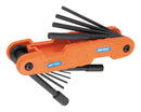 KLEIN TOOLS 70550M Hex Key Set, 1.5mm, 2mm, 2.5mm, 3mm, 4mm, 5mm, 6mm, 8mm, 10mm and 12mm, Folding