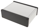 HAMMOND 1455T1202 Metal Enclosure, w/Plastic End Panel, Small, Aluminium, 120 mm, 165 mm, 52 mm