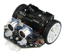 DFROBOT MBT0046 Micro:Bit Robot Kit, Maqueen Lite V5, 3.5 VDC to 5 VDC, Line-Tracking Map, H-SR04 Ultrasonic Sensor