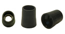 MULTICOMP PRO MP016447 Knob, Black, Splined Shaft, 6 mm, Round, 12 mm
