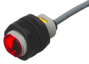 CARLO GAVAZZI PA18CAD10PASA Photoelectric Sensor, Diffuse Reflective, 625nm Red LED, 1m, 2m Cable, IP67, IP69K, 30VDC
