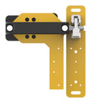 IDEM 210060 Gate Bolt, Non-Contact Safety Interlock Switch, Left Hand, Painted Metal, GBN-3 Series