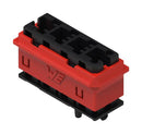 WURTH ELEKTRONIK 491101014 Connector Housing, Black/Red, WR-WSP Series, Receptacle, 4 Ways