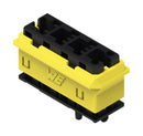 WURTH ELEKTRONIK 491104014 Connector Housing, Black/Yellow, WR-WSP Series, Receptacle, 4 Ways