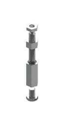 SAMTEC JSOM-0515-01 Standoff, Stainless Steel, Hex Male-Male, 5.15 mm