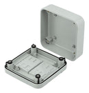 CAMDENBOSS CBNODE-01-GY Plastic Enclosure, Multipurpose, Polycarbonate, 105 mm, 105 mm, 40 mm, IP66, IP67