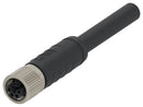 TE CONNECTIVITY 2423447-3 Sensor Cable, SPE Hybrid Type II Cable, M12 Receptacle, Free End, 6 Positions, 1.5 m, 4.9 ft