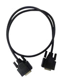 AMPHENOL COMMUNICATIONS SOLUTIONS DSCA09F13D0A0001 Micro D Cable Assembly, D-Sub Receptacle to D-Sub Receptacle, 9 Ways, 3.3 ft, 1 m, Black