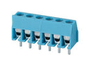 SAME SKY TB0011-350-06BE Wire-To-Board Terminal Block, Blue, 3.5 mm, 6 Ways, 24 AWG, 18 AWG, 1 mm², Screw