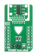 MIKROELEKTRONIKA MIKROE-6774 Add-On Board, ECC608 Trust Click, I2C, 3.3V/5V in