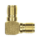 RF SOLUTIONS ADP-SMAF-SMAF90 RF / Coaxial Adapter, SMA, Jack, SMA, Jack, Right Angle Adapter, 50 ohm