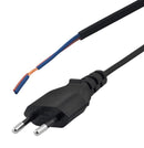STEWART CONNECTOR PC-E16006FSL Mains Power Cord, CEE 7/16 Plug to Free End, 1.8 m, 2.5 A, 250 V, Black