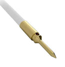 HARWIN G125-MW30150AAL9400 Cable Assembly, 30AWG, Crimp Pin to Free End, 5.9 ", 150 mm, Gecko G125 Series, White
