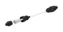 HUBER+SUHNER SPJ/SM141L/PCC/PCC/02000 RF / Coaxial Cable Assembly, 4.1mm Dia, 6GHz, 6.6 ft, 2 m, Sucoform 141 CU, PCC, PCC, 50 ohm