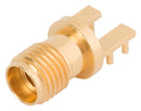 AMPHENOL SV MICROWAVE 1521-00002 RF / Coaxial Connector, 2.92mm Coaxial, Right Angle Jack, Board Edge / End Launch, 50 ohm