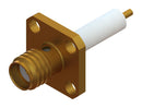 AMPHENOL SV MICROWAVE 2950-6061 RF / Coaxial Connector, SMA Coaxial, Straight Flanged Jack, 50 ohm, Beryllium Copper
