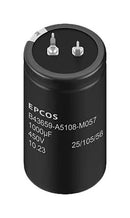 TDK B43659G0867M057 Electrolytic Capacitor, 860 µF, 420 V, ± 20%, Snap-In, 2000 hours @ 105°C