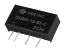 CUI DQM1-15-S5-S Isolated Through Hole DC/DC Converter, ITE & Industrial, SIP, 1:1, 1 W, 1 Output, 5 V
