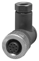 SAME SKY CPM1211-04A-01-FRA-P9-67 Sensor Connector, PG9, CPM1211 Series, M12, Female, 4 Positions, Screw Socket