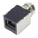 HARTING 21033812800 In-Line Adapter, Cat 6a, Adapter, In-Line, M12 Socket, RJ45 Socket