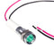 CML INNOVATIVE TECHNOLOGIES 19050351WEC LED Panel Mount Indicator, Recessed, Green, 24 VDC, 8 mm, 20 mA, 32 mcd, IP67