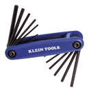 Klein Tools 70573 70573 Hex Key Set Folding Grip It Series Inch/Metric 112.7 mm Handle Blue 12 Piece