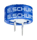 SCHURTER 3-158-694 Supercapacitor, 0.1 F, 5.5 V, Radial Leaded, -20%, +150%, 5 mm