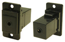 MULTICOMP PRO MP-CP30764MB Audio Adapter, Black Metal Frame, CSK Holes, 3.5mm Audio Jack, 3.5mm Audio Jack