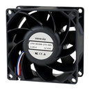 SAME SKY CFM-8032B-130-341 DC Axial Fan, 12 V, Square, 80 mm, 25 mm, Ball Bearing, 35.18 CFM