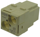 HARTING 09140022751 HAN-QUINTAX MODULE, RECEPTACLE, 2WAY, SCREW, 5-2AWG
