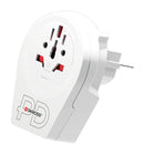 SKROSS 1.500294-E Mains Adapter, Australia/China, Brazil, Euro, Italy, Japan/USA, UK, Switzerland, USA, USB, 15 A
