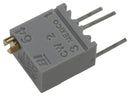 TT ELECTRONICS / BI TECHNOLOGIES 64WR20KLF Trimmer, Multi Turn, Cermet, Top Adjust, 20 kohm, Through Hole, 12 Turns
