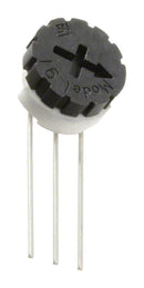 TT ELECTRONICS / BI TECHNOLOGIES 91WR10KLF Trimmer, Single Turn, Cermet, Side Adjust, 10 kohm, Through Hole, 1 Turns