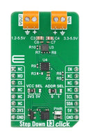 MIKROELEKTRONIKA MIKROE-6846 Add-On Board, Step Down 13 Click, VDMM Magi3C Power Module