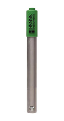 HANNA INSTRUMENTS HI-12963 Test Accessory, Titanium Body, pH Electrode with Quick Connect DIN Connector