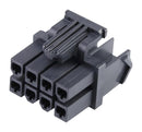 MOLEX 172708-0008 Connector Housing, Black, Mini-Fit TPA2 172708 Series, Receptacle, 8 Ways, 4.2 mm