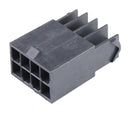 MOLEX 172762-0008 Connector Housing, Black, Mini-Fit TPA2 172762 Series, Plug, 8 Ways, 4.2 mm