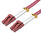 ROLINE 21.15.8610 Fibre Optic Cable, Multimode, 2 Fibres, LC Duplex to LC Duplex, 1 m
