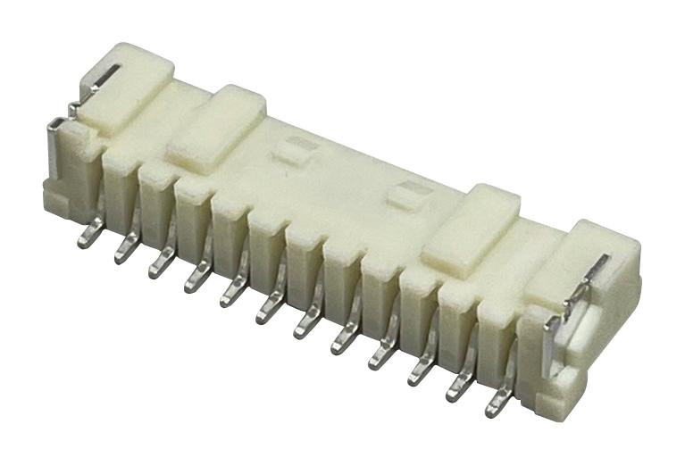 MULTICOMP PRO MP013287 Pin Header, Wire-to-Board, 2 mm, 1 Rows, 12 Contacts, Surface Mount Right Angle, MP W2B LOCK 2MM