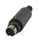 SAME SKY MD-80 DIN Audio / Video Connector, 8 Contacts, Plug, Cable Mount, Solder, Silver Plated Contacts
