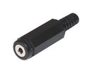 SAME SKY MR-3501 Phone Audio Connector, Mono, 2 Contacts, Jack, 3.5 mm, Cable Mount, Nickel Plated Contacts