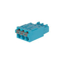 SAME SKY TBP03P2-350-08BEOR Pluggable Terminal Block, Blue/Orange, 3.5 mm, 8 Ways, 24 AWG, 16 AWG, 1.5 mm², Push In, Screw